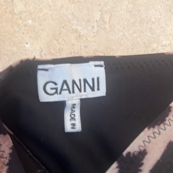 Ganni Leopard Print Bikini Top Size Small - Picture 4 of 4
